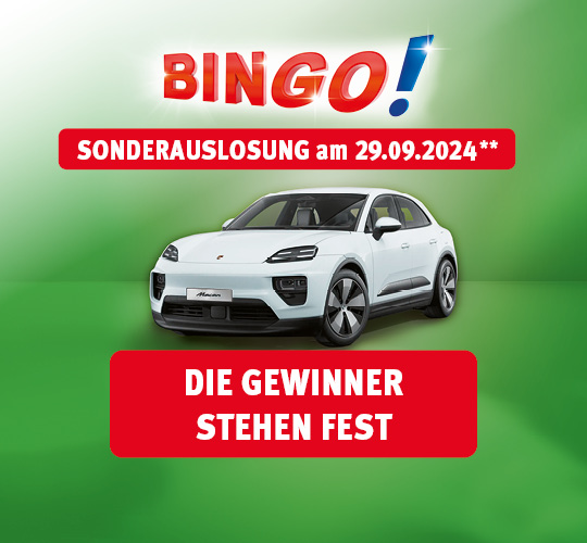 BINGO!-Sonderauslosung 