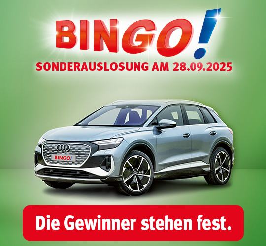 Bingo Sonderauslosung am 28.09.2025