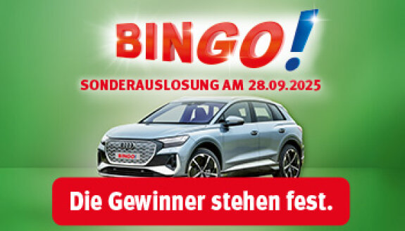 Bingo Sonderauslosung am 28.09.2025