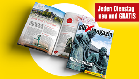 Titelseite Glücksmagazin