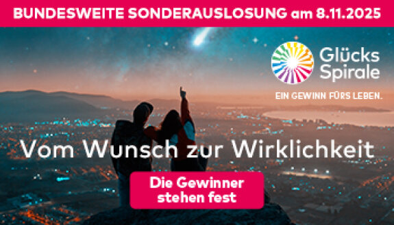 Werbemotiv GlücksSpirale Sonderauslosung