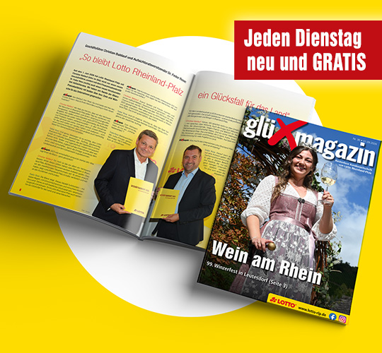 Titelseite Gl&uuml;cksmagazin