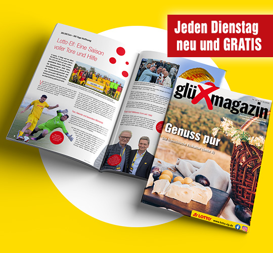 Titelseite Gl&uuml;cksmagazin