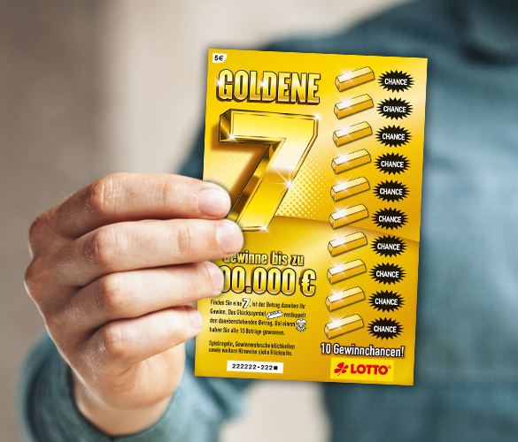 Goldene 7 Rubbellose