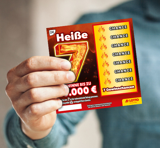 Heiße 7 Rubbellose
