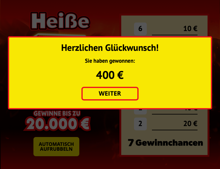 Herzlichen Glückwunsch - Muster Ansicht