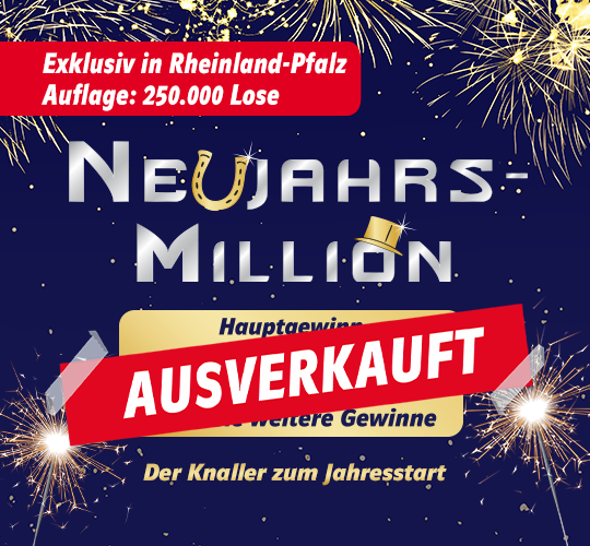 Neujahrs-Million ausverkauft