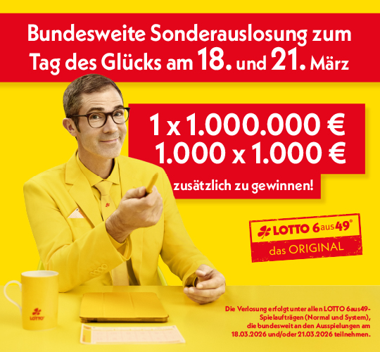 Bundesweite Sonderauslosung