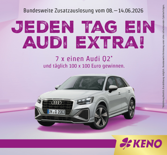 KENO Sonderauslosung im Juni 2026