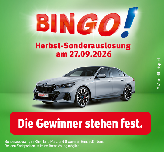 BINGO Sonderauslosung