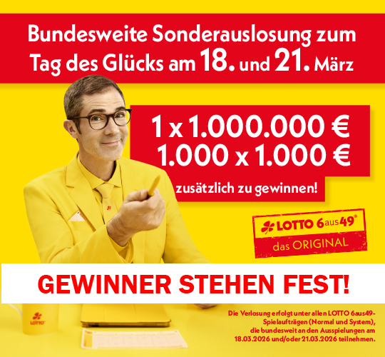 Bundesweite Sonderauslosung