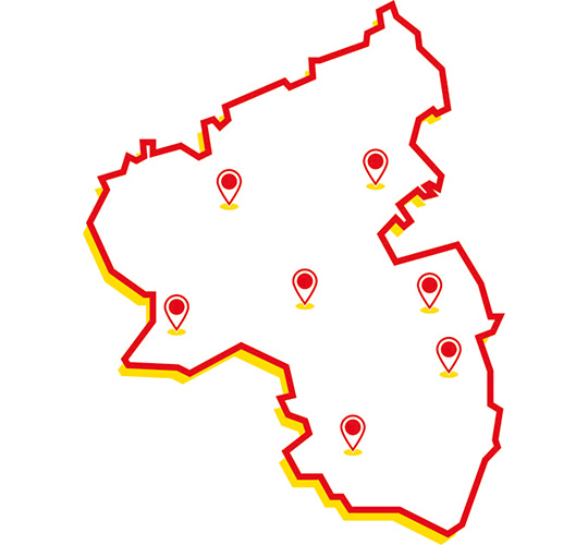 Rheinland-Pfalz Karte