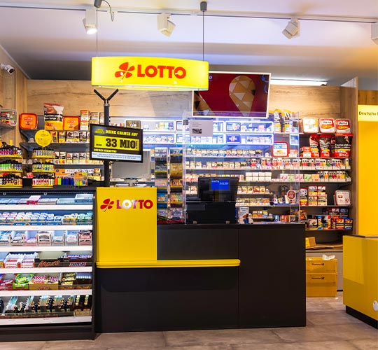 Verkaufstresen LOTTO Annahmestelle